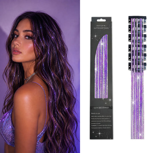 Glittering Violet- 6 Pcs Set