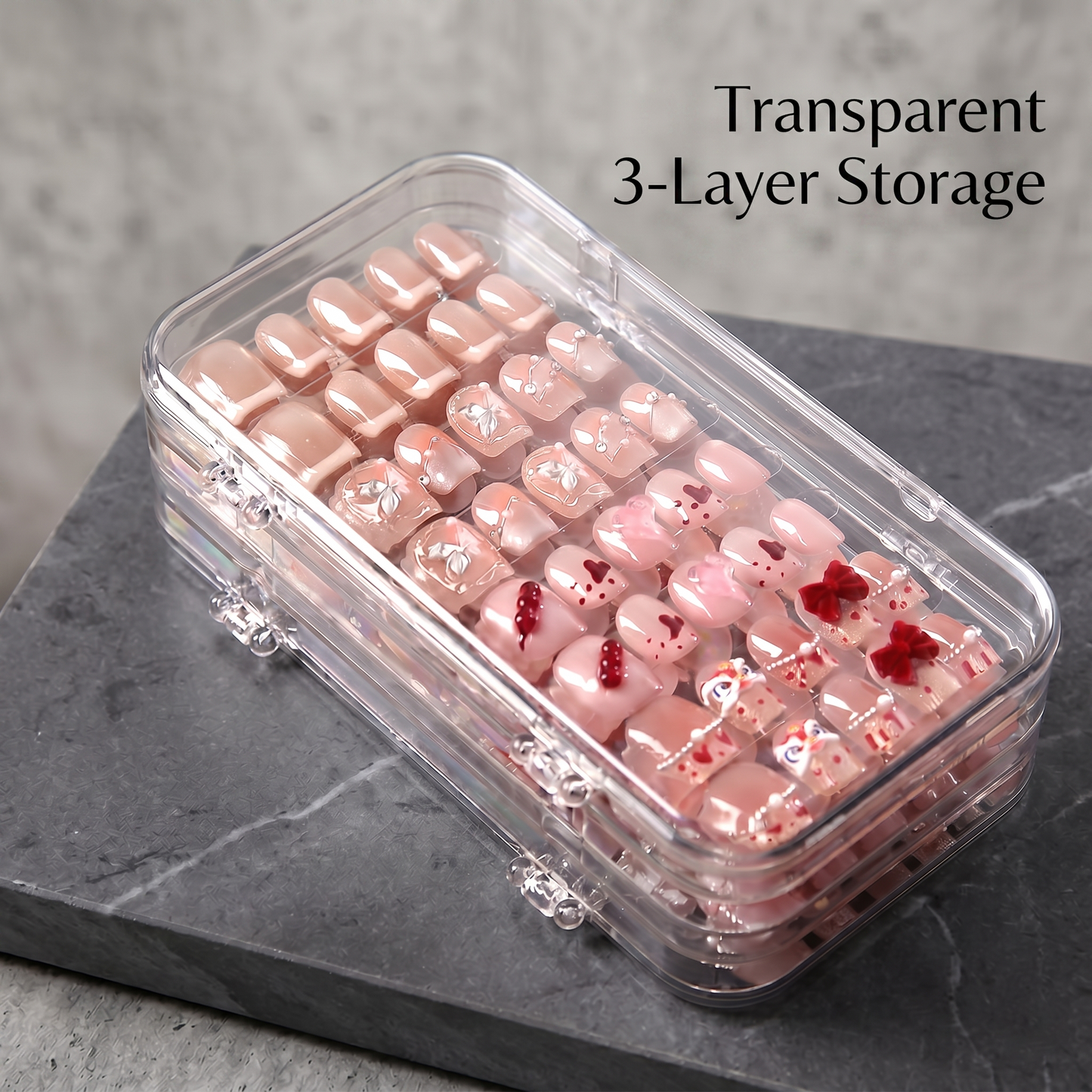 Transparent 3-Layer Storage