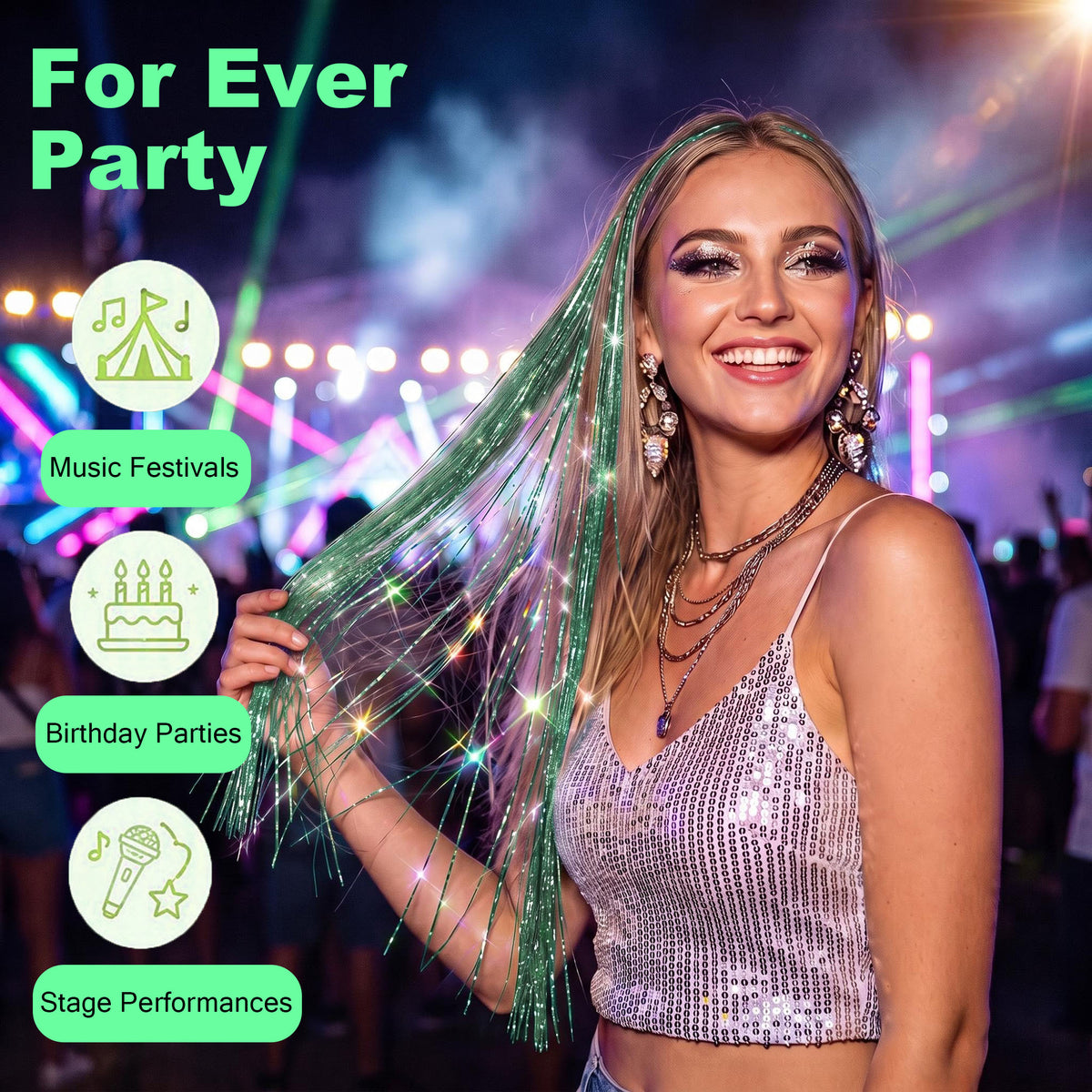 Fairy Dust Green- 6 Pcs Set