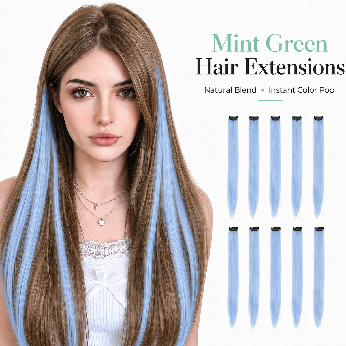 Ice Blue Glow(10 Pcs Set)