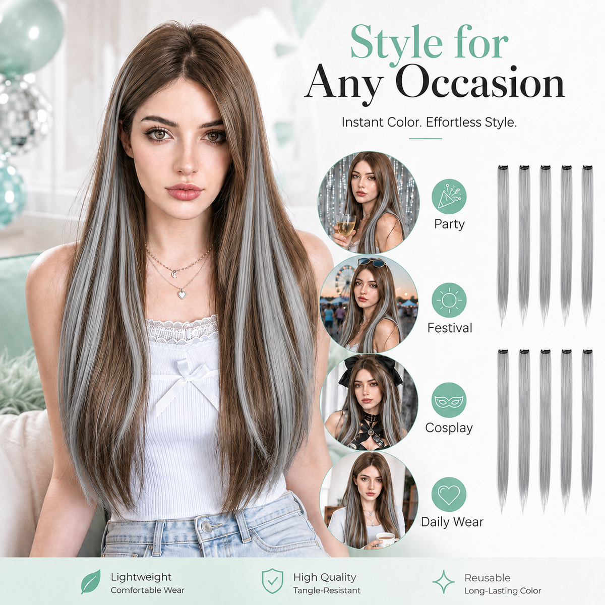 Moonlight Silver(10 Pcs Set)